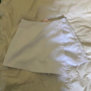 white skort